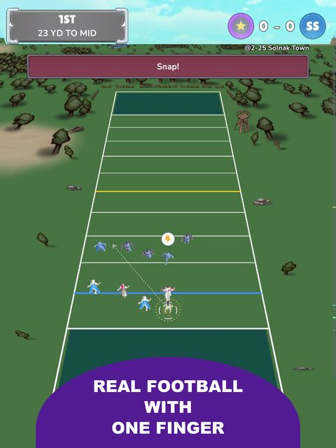 iPad screenshot 3: real football with one finger