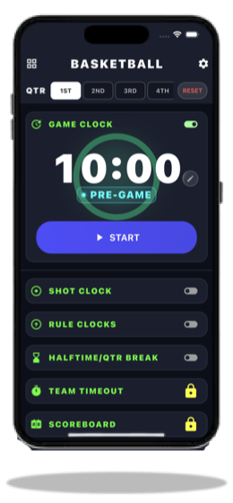 Basketball Clock Screen
